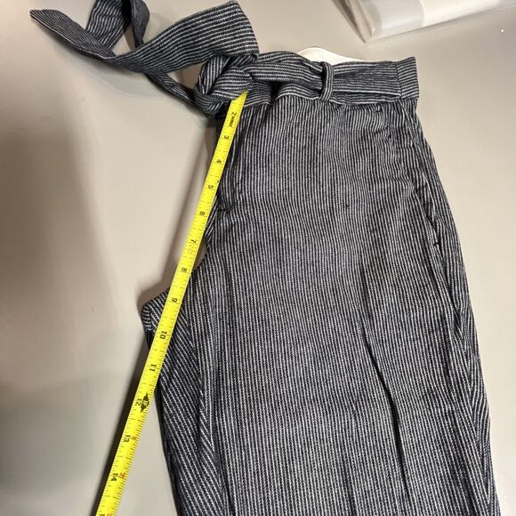 Banana Republic Avery Tie Waist Ankle Pants Trousers Office Straight Leg Size 2 - Picture 6 of 10